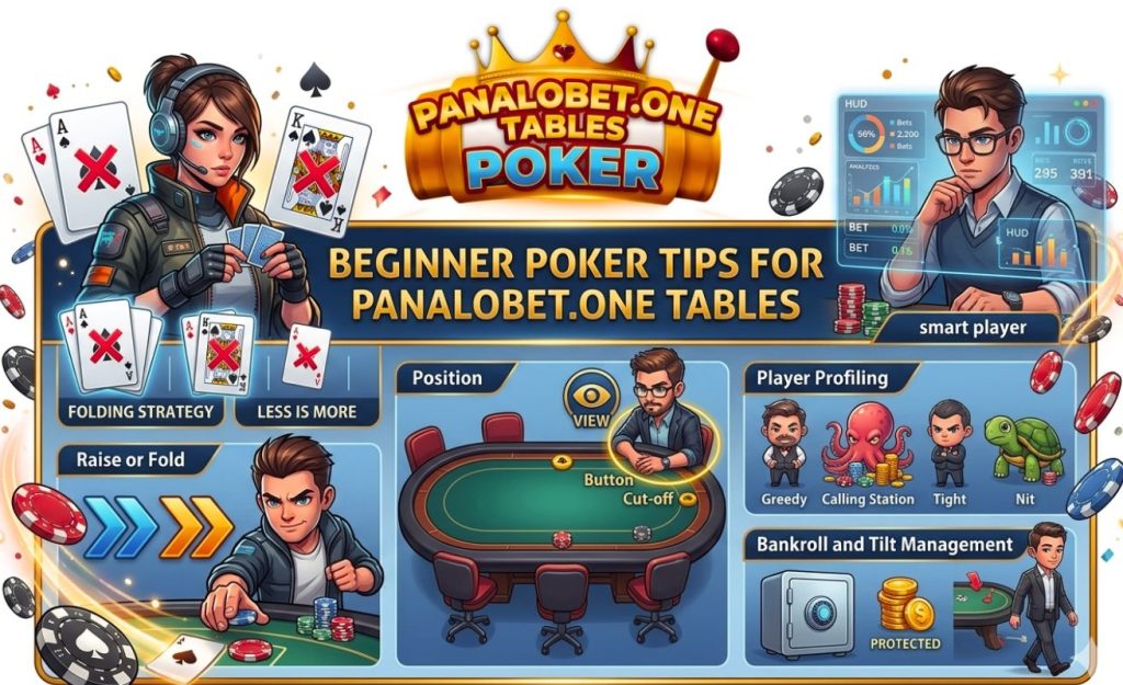 Beginner Poker Tips for Panalobet.one Tables